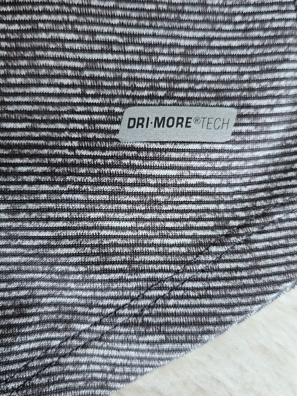 Athletic Works Dri-More V-Neck Training Tee - Heather Grey Performance Shirt S🔥 - Picture 3 of 5